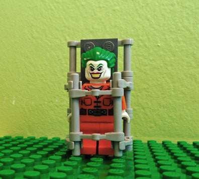 LEGO Minifigure-The Joker - Prison Jumpsuit-Super Heroes / Batman II-SH061-Creative Brick Builders